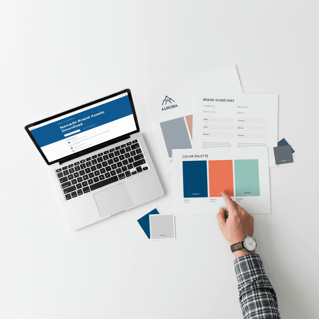Brand guidelines and starter pack download materials