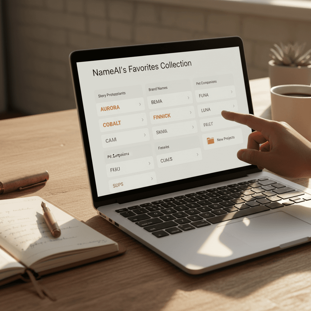 Favorites collection and name comparison interface